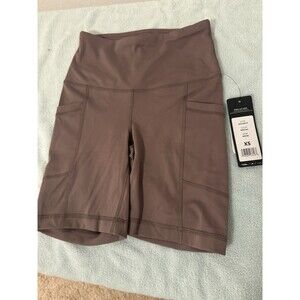 Yogalicious Women’s Lux SHY3901P Size XS Spandex Mocha Shorts Nwt